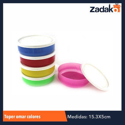 TOPER OMAR COLORES, CON 1 PZ O CAJA CON 80 PZS