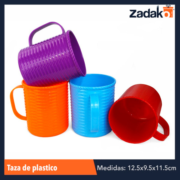 AL-0111 TAZA DE PLASTICO , CON 1 PZ O CAJA CON 72 PZS