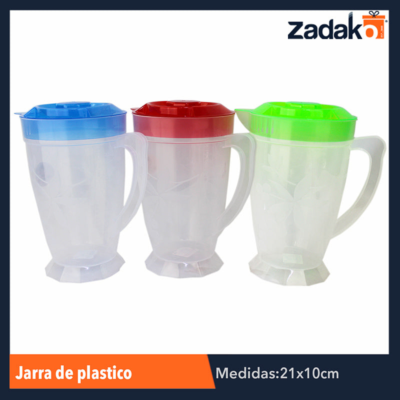 AL-0901-3 JARRA DE PLASTICO 3LT, CON 1 PZ O CAJA CON 15 PZS