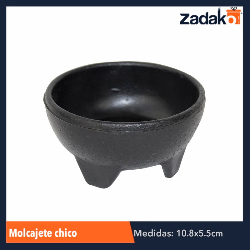 MOLCAJETE CHICO, CON 1 PZ O CAJA CON 208 PZS