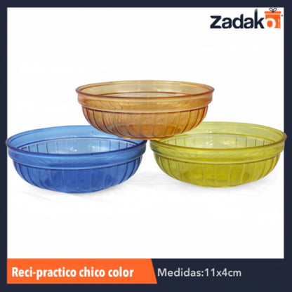 RECI-PRACTICO CHICO COLORES, CON 1 PZ O CAJA CON 300 PZS
