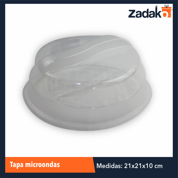 TAPA MICROONDAS CON 1 PZ O CAJA CON 50 PZS