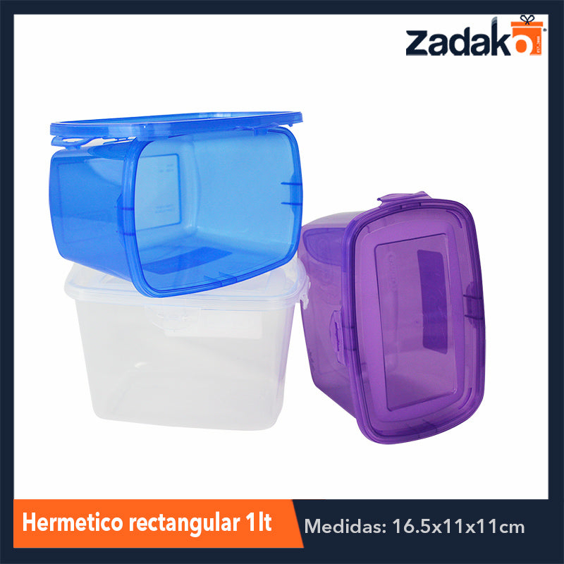 HERMÉTICO BROOCH RECTANGULAR 1000 CON 1 PZ O CAJA CON 15 PZS