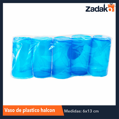 VASO DE PLASTICO 5 PZ HALCON CON 1 PZ O BULTO CON 18 PAQ.