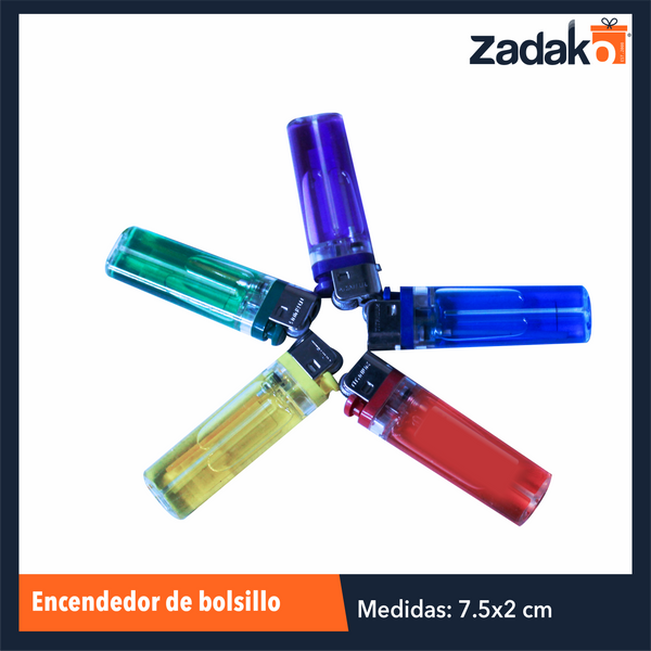 ENCENDEDOR DE BOLSILLO TITANIUM PAQ  CON 50 PZS O CAJA CON 20 PQTS