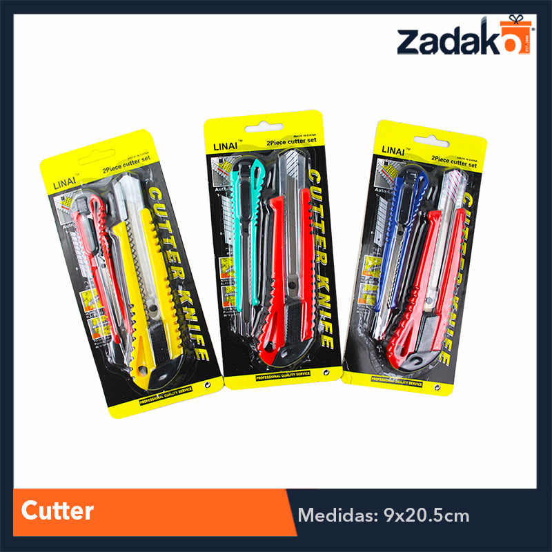 ZF-0002 JGO 2 PZS CUTTER, CON 1 PZ O CAJA CON 400 PZS