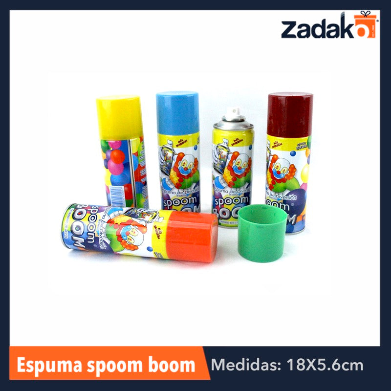 ESPUMA SPOOM BOOM  275 ML  O 255 GR EN AEROSOL , CON 1 PZ O CAJA CON 24 PZS