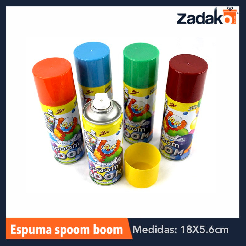 ESPUMA SPOOM BOOM  275 ML  O 255 GR EN AEROSOL , CON 1 PZ O CAJA CON 24 PZS