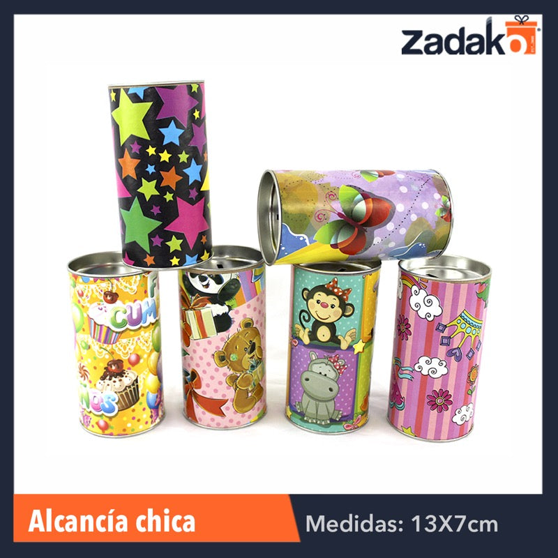 ALCANCIA CHICA,PAQUETE  CON 10 PZS, O CAJA CON 25 PQTS