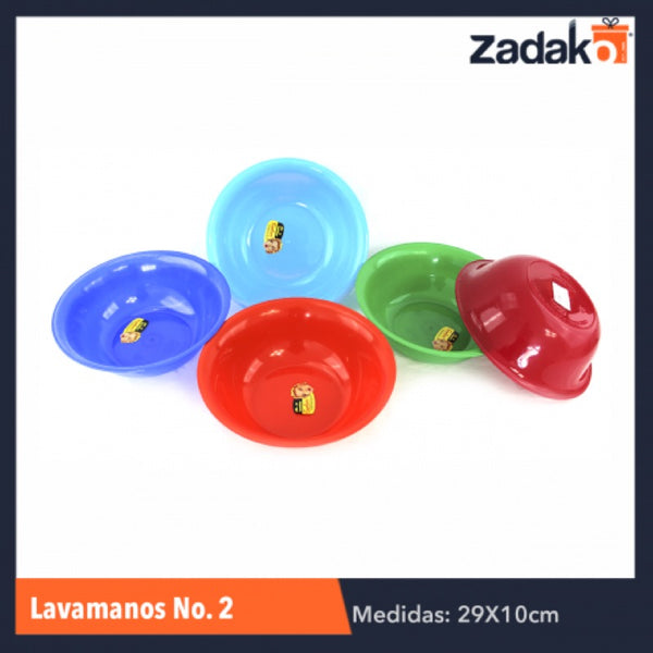 LAVAMANOS NO.2 CAP.3LT, CON 1 PZ O CAJA CON 25 PZS