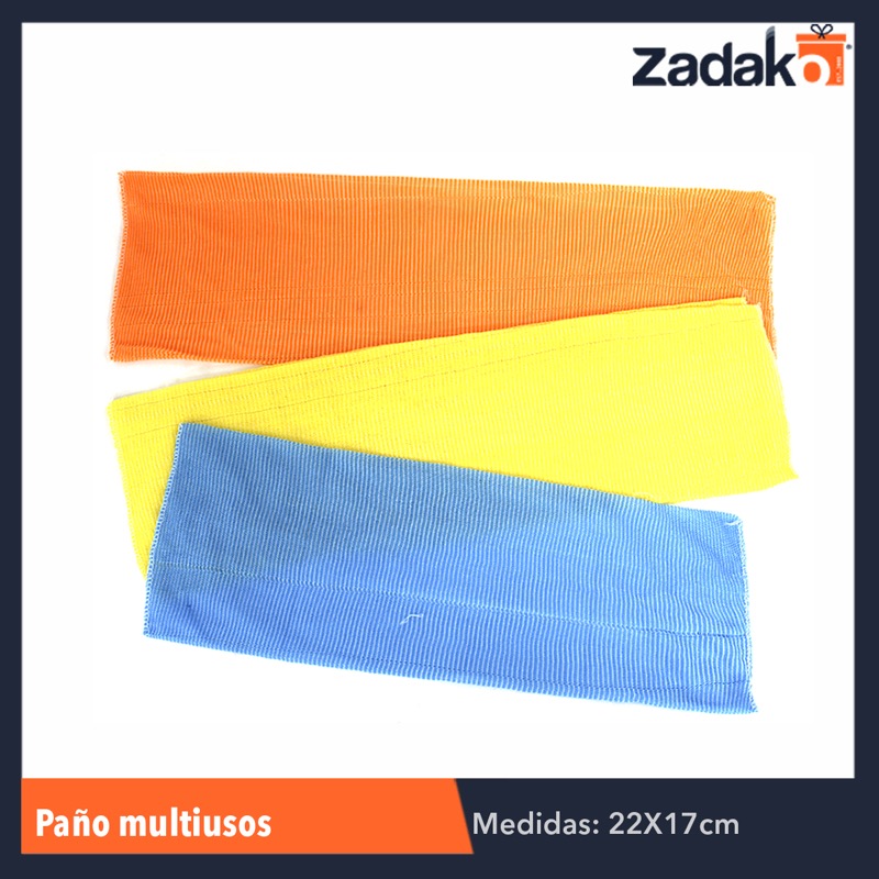 FMEX01 PAÑO MULTIUSOS 4 PZS BLISTER, CON 1 PZ O CAJA CON 100 PZS