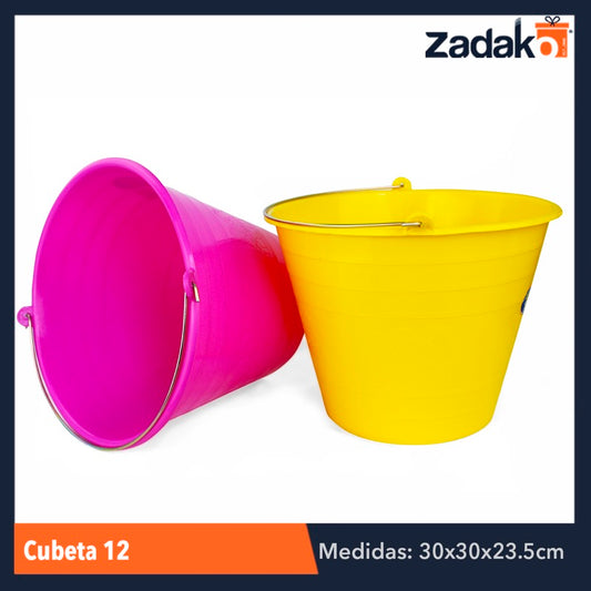 CUBETA No. 12, CON 1 PZ O CAJA CON 50 PZS