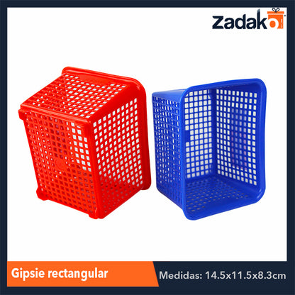 GIPSIE RECTANGULAR CON 1 PZ O CAJA CON 50 PZS.