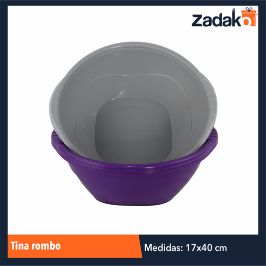 TINA ROMBO CON 1 PZ O CAJA CON 25 PZS