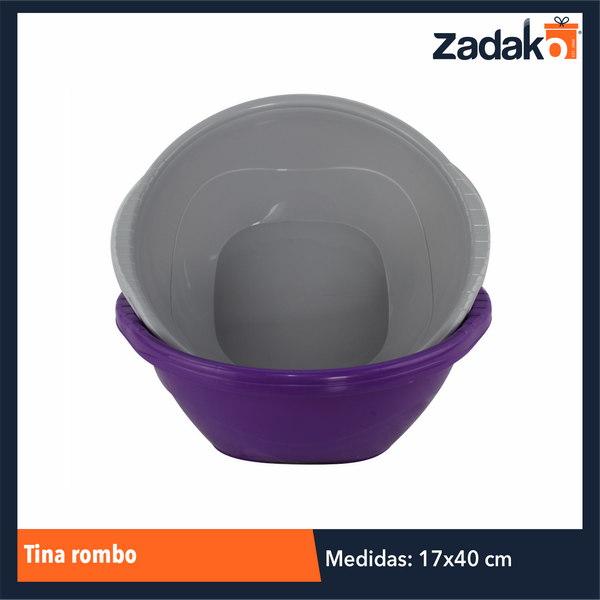 TINA ROMBO CON 1 PZ O CAJA CON 25 PZS