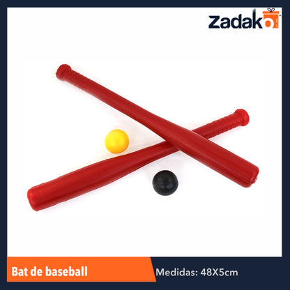 BAT DE BASEBALL, CON 1 PZ O CAJA CON 200 PZS