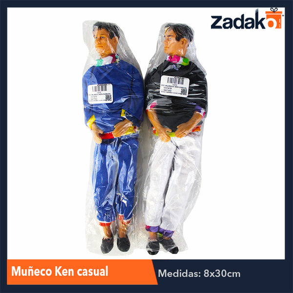 MUÑECO KEN CASUAL CON 1 PZ O BULTO CON 250 PZS