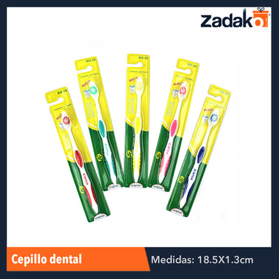 RO-29 CEPILLO DENTAL ALEFCO PAQ CON 7 PZS O CAJA CON 24 PQS