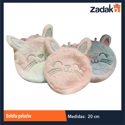 ZA-0150 BOLSITA PELUCHE CON 1 PZ O CAJA CON 480 PZS