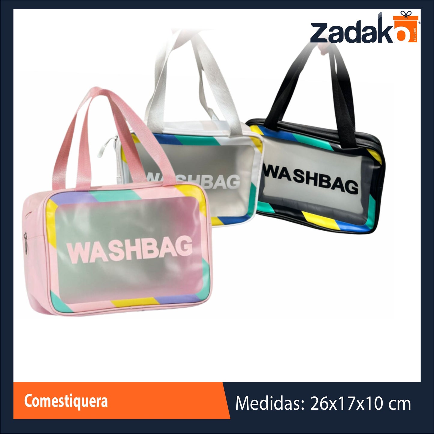 ZA-0102 COMESTIQUERA 26X17X10CM CON 1 PZ O CAJA CON 240 PZS