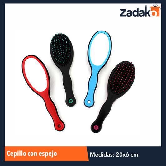 ZB-0054 CEPILLO CON ESPEJO, CON 1 PZ O CAJA CON 432 PZS