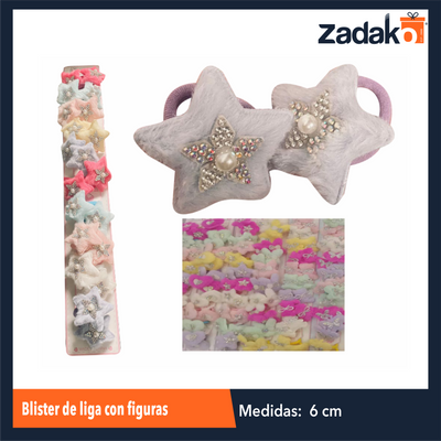 ZB-0385 BLISTER CON 10 LIGAS DE FIGURAS CON 1 PZ O CAJA CON 300 PZS