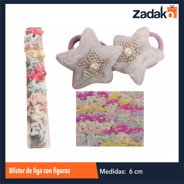 ZB-0385 BLISTER CON 10 LIGAS DE FIGURAS CON 1 PZ O CAJA CON 300 PZS