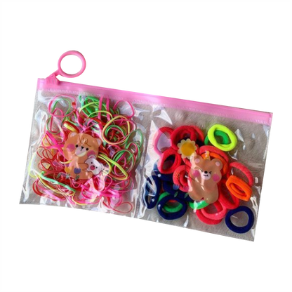 GPM-2827 ZB-0382 BOLSITA DE LIGUITAS Y DONITAS PEQUEÑAS PARA EL CABELLO CON 1 PZS O CAJA CON 720 PZS