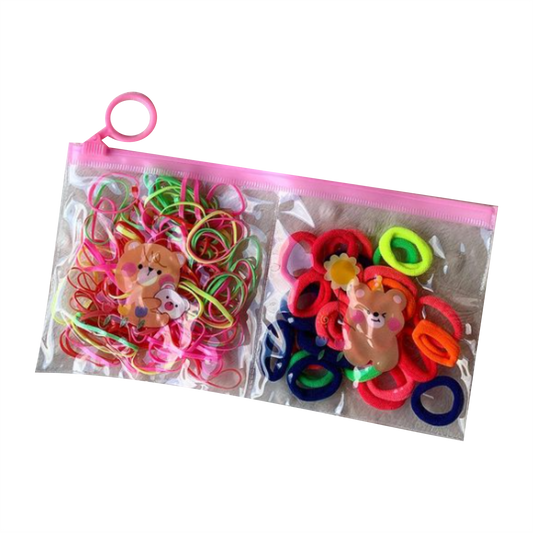 GPM-2827 ZB-0382 BOLSITA DE LIGUITAS Y DONITAS PEQUEÑAS PARA EL CABELLO CON 1 PZS O CAJA CON 720 PZS