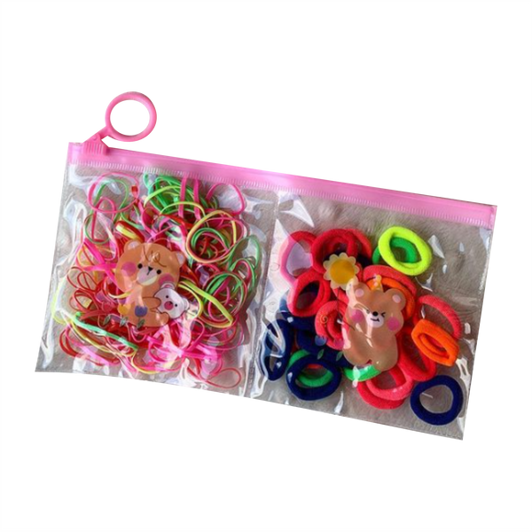 GPM-2827 ZB-0382 BOLSITA DE LIGUITAS Y DONITAS PEQUEÑAS PARA EL CABELLO CON 1 PZS O CAJA CON 720 PZS