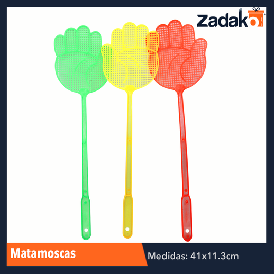 ZC-0303 MATAMOSCAS, CON 12 PZS O CAJA CON 100 PQTS