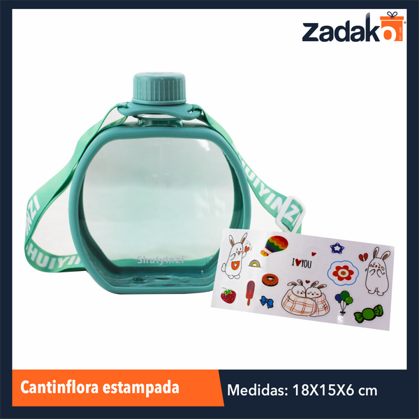 ZC-0427 CANTIMPLORA ESTAMPADA CON 1 PZ  O CAJA CON 60 PZS