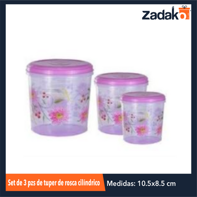 ZC-0504 SET DE 6 PZS DE TUPER DE ROSCA CILINDRICO CON 1 PZ O CAJA CON 60 PZS