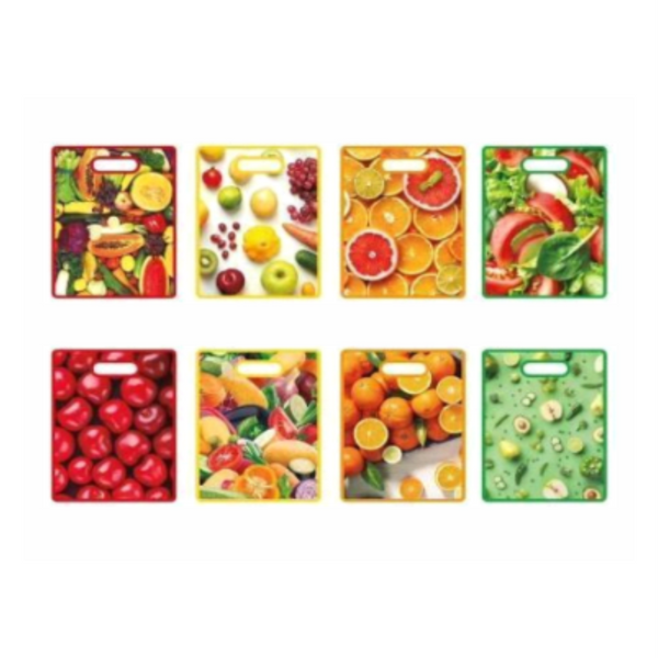 GPM-6912ZC-0513 TABLA DE PICAR  DIFERENTES DISEÑOS  30 X 38 CM CON 1 PZ O CAJA CON 24 PZS