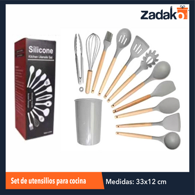 ZC-0518 SET DE UTENSILIOS PARA COCINA CON 1 PZ O CAJA CON 16 PZS