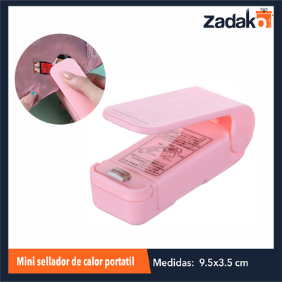 ZC-0535 MINI SELLADOR DE CALOR PORTATIL CON 1 PZ O CAJA CON 200 PZS