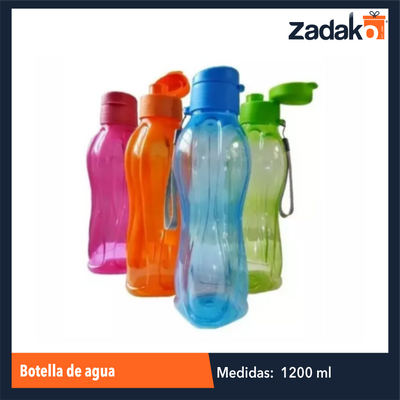 ZC-0548 BOTELLA DE AGUA  DE 1200 ML CON 1 PZ O CAJA CON 80 PZS