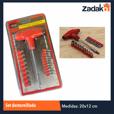 ZF-0152 SET DESTORNILLADOR CON 1 PZ O CAJA CON 60 PZS