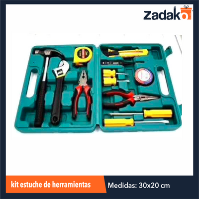 ZF-0186 KIT ESTUCHE DE HERRAMIENTAS CON 1 PZ O CAJA CON 12 PZS