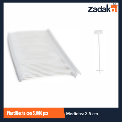 ZF-0234 PLASTIFLECHA CON 5,000 PZS, CON 1 PQT O CAJA CON 40 PQTS