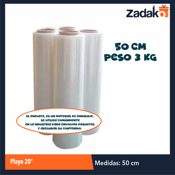 ZF-0253 EMPLAYE 20 PULGADAS 50 CM 3000 GR CAL. 13 CON 1 PZ O CAJA CON 6 PZS