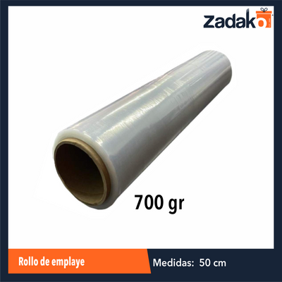 ZF-0277 ROLLO DE EMPLAYE 800 GR CON 1 PZ O CAJA CON 24 PZS