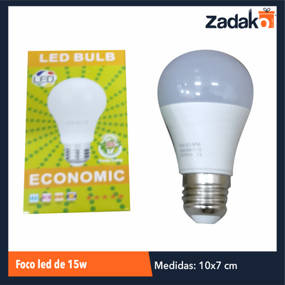 ZF-0308 FOCO LED DE 15W CON 1 PZ O CAJA CON 100 PZS