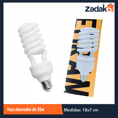 ZF-0318 FOCO AHORRADOR DE 35W CON 1 PZ O CAJA CON 50 PZS