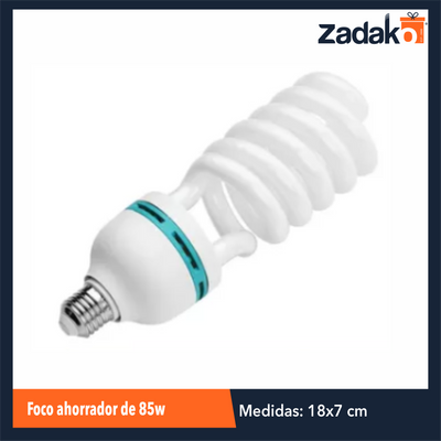 ZF-0319 FOCO AHORRADOR DE 85W CON 1 PZ O CAJA CON 50 PZS