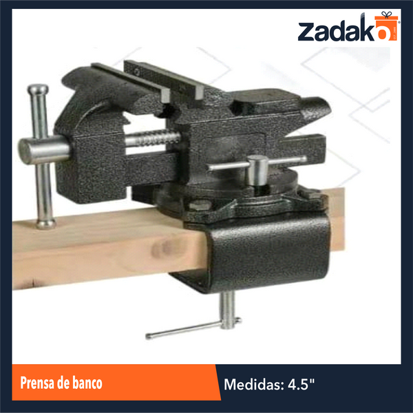 ZF-2204 PRENSA DE BANCO de 4.5 PULGADAS CON 1 PZ O CAJA CON 3 PZS