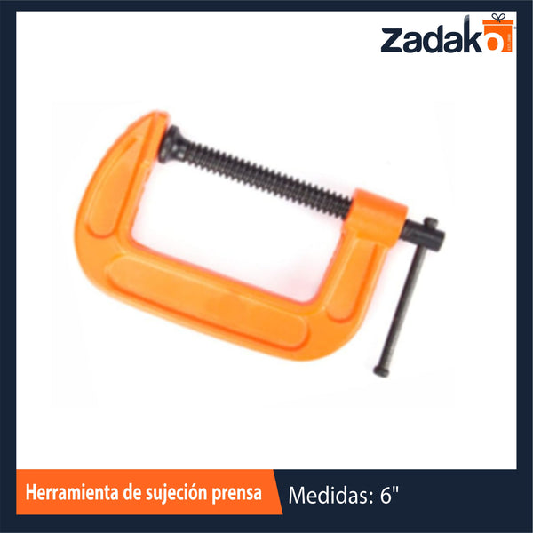 ZF-0362 HERRAMIENTA DE SUJECIÓN PRENSA DE 6 PULGADAS  CON 1 PZ  O CAJA CON 36 PZS