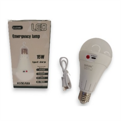 ZF-2405 FOCO DE EMERGENCIA LED 15 W CON 1 PZ O CAJA CON 100 PZS