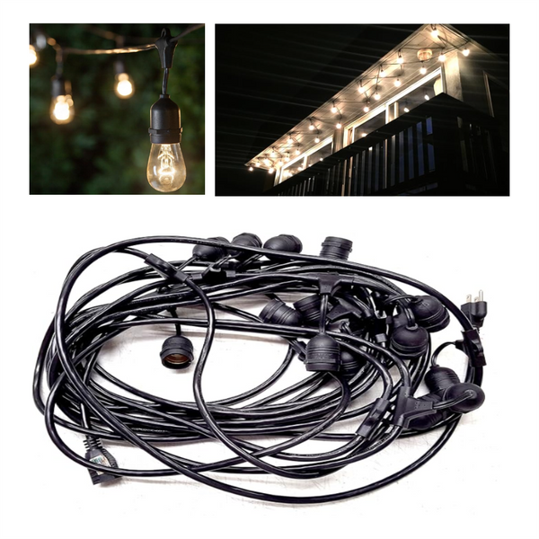 ZF-2437 LINEA DE GUIRNALDA PARA FOCOS 5M CON 1 PZ O CAJA CON 80 PZS