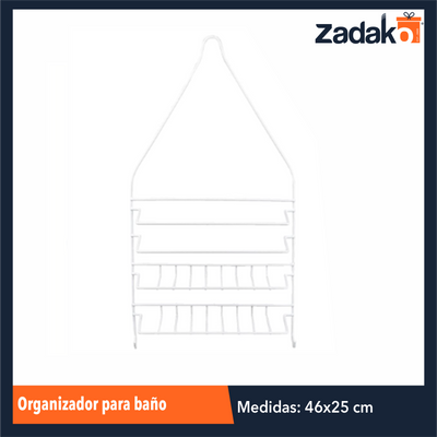 ZH-0055 ORGANIZADOR PARA BAÑO CON 1 PZ O CAJA CON 120 PZS